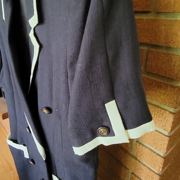 Vintage Jacqueline Ferrar coat dress 90's - Picture 3 of 6